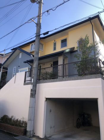 神戸市の塗装工事完工❗️